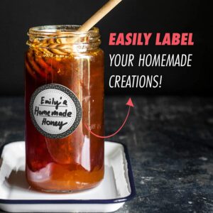 mess dissolvable canning labels