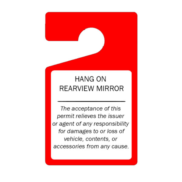 parking permit hang tags red 02 v1
