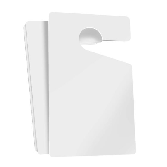 Parking Permit Hang Tags (White/Blank)
