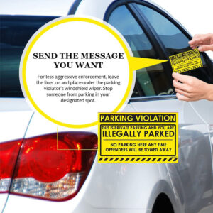 Parking Violation – Illegally Parked Sticker