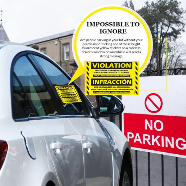 parking violation infraccion sticker bilingual yellow 04 v1
