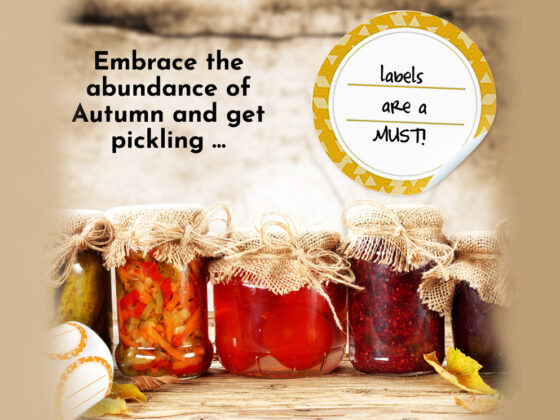 Autumnal Pickling - Labels are a must!