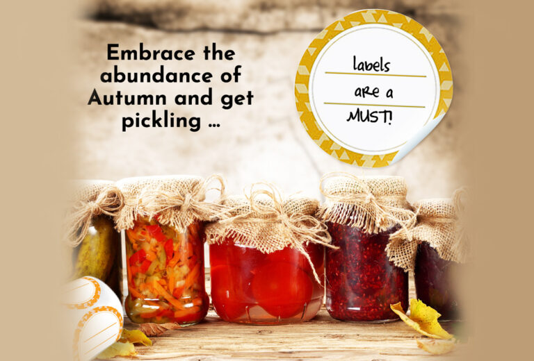 Autumnal Pickling - Labels are a must!