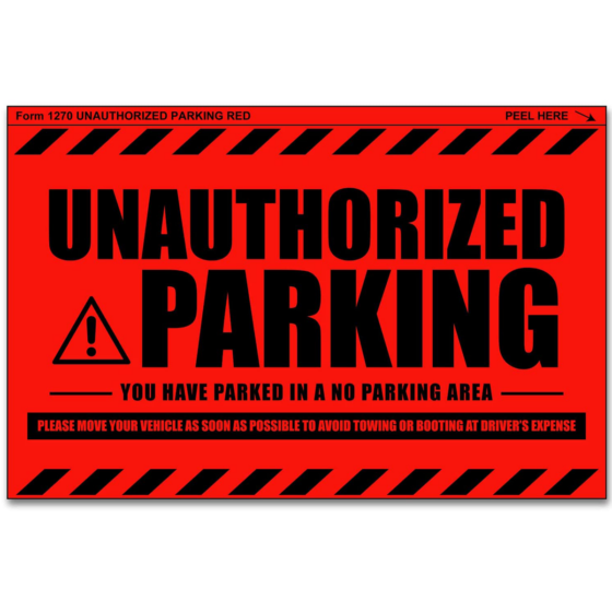 parking violation stickers main product