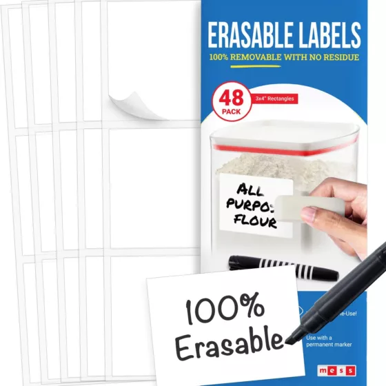 erasable labels 3x4" product image